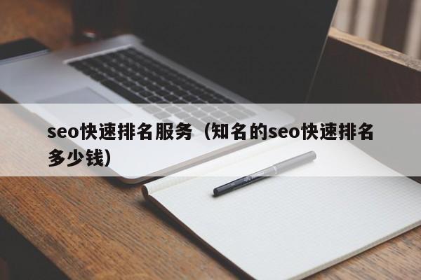 seo快速排名服务（知名的seo快速排名多少钱）