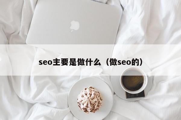 seo主要是做什么（做seo的）