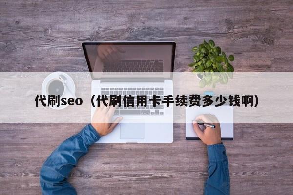 代刷seo（代刷信用卡手续费多少钱啊）