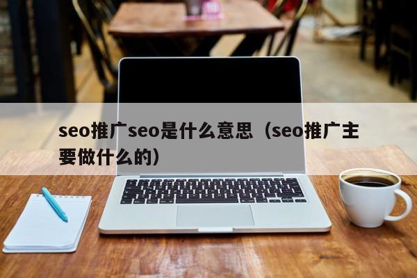 seo推广seo是什么意思（seo推广主要做什么的）