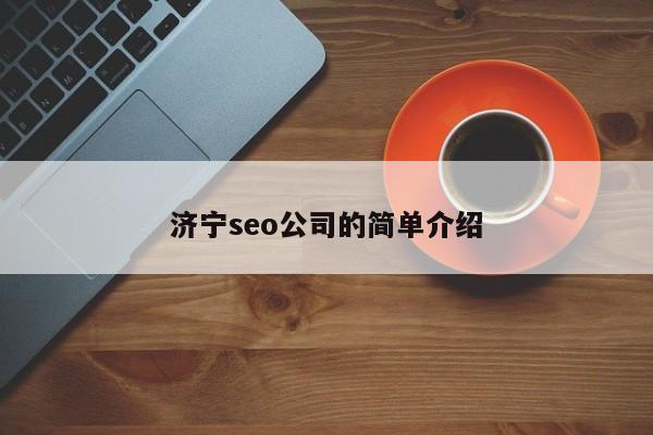 济宁seo公司的简单介绍