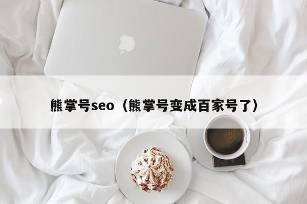 熊掌号seo（熊掌号变成百家号了）