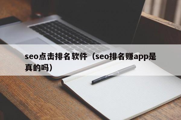 seo点击排名软件（seo排名赚app是真的吗）