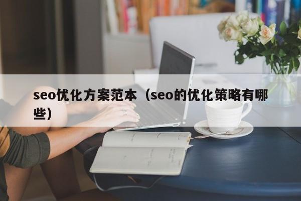 seo优化方案范本（seo的优化策略有哪些）