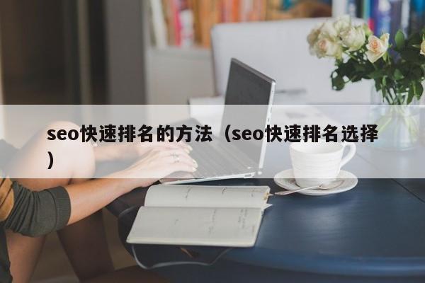 seo快速排名的方法（seo快速排名选择）