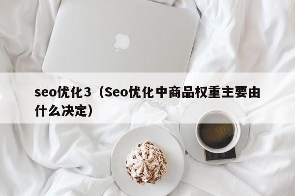 seo优化3（Seo优化中商品权重主要由什么决定）