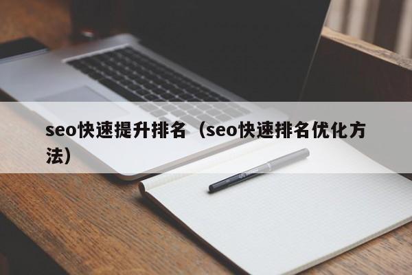 seo快速提升排名（seo快速排名优化方法）