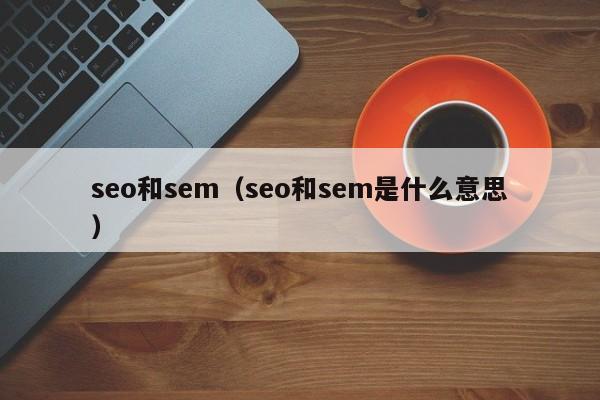 seo和sem（seo和sem是什么意思）