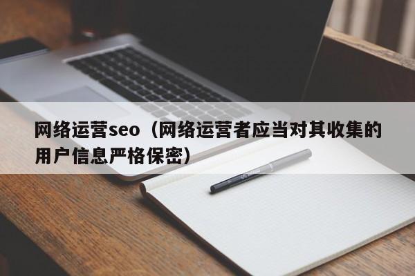 网络运营seo（网络运营者应当对其收集的用户信息严格保密）