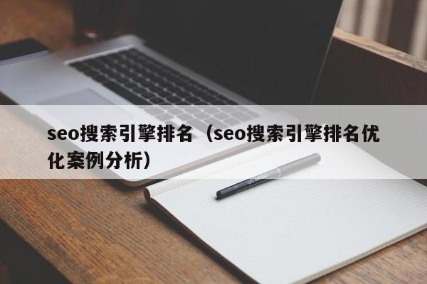 seo搜索引擎排名（seo搜索引擎排名优化案例分析）